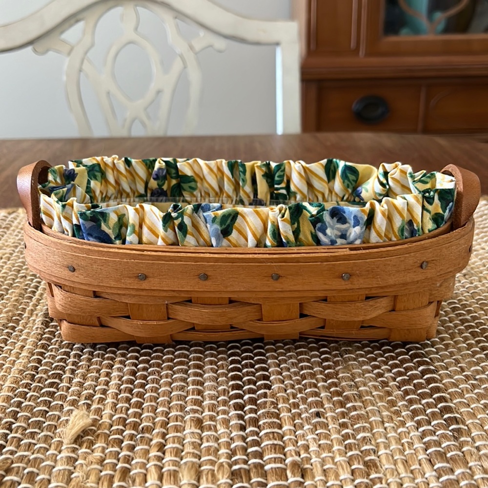 Longaberger Lavender Booking Basket. 1995.